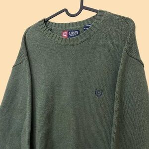 & Other Stories Men's Green Crewneck Sweater